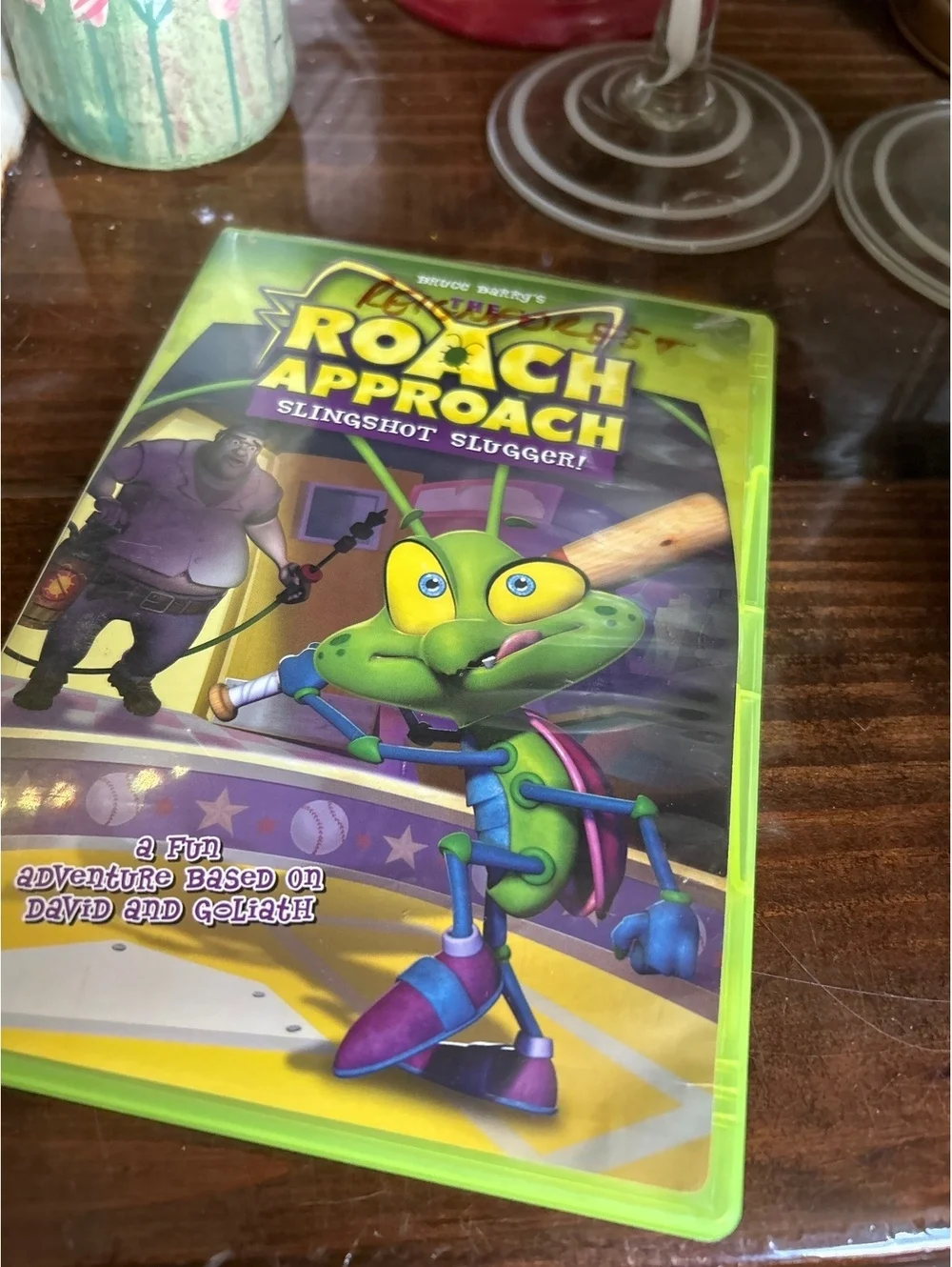 Roach Approach Slingshot Slugger DVD - A Fun Adventure Based on David and Goliat